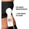 imageMedela Hands Free Pumping Bustier  Easy Expressing Pumping Bra with Adaptive StretchBlack