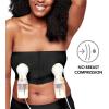 imageMedela Hands Free Pumping Bustier  Easy Expressing Pumping Bra with Adaptive StretchBlack