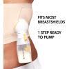 imageMedela Hands Free Pumping Bustier  Easy Expressing Pumping Bra with Adaptive StretchChai