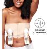 imageMedela Hands Free Pumping Bustier  Easy Expressing Pumping Bra with Adaptive StretchChai