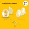 imageMedela HandsFree Collection Cups Compatible with Freestyle Flex Pump in Style with MaxFlow and Swing Maxi Electric Breast Pumps 1 Set of 2 CupsCollection Cups