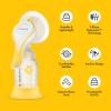 imageMedela Harmony Manual Breast Pump Compact Swiss Design with PersonalFit Flex Shields and Medelas 2Phase Expression TechnologyHarmony