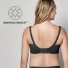 imageMedela Keep Cool Bra  Seamless Maternity ampamp Nursing Bra with 2 Breathing Zones and Soft Touch Fabric for Comfortable SupportBlack