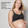 imageMedela Keep Cool Bra  Seamless Maternity ampamp Nursing Bra with 2 Breathing Zones and Soft Touch Fabric for Comfortable SupportBlack