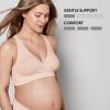 imageMedela Keep Cool Sleep Bra  Seamless Maternity ampamp Nursing Bra with Full Back Breathing Zone and Soft Touch FabricChai