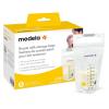 imageMedela New Harmony Manual Breast Pump with Flex Breast Shield and 100 Count Breast Milk Storage Bags Compact Single Hand Breastpump Ready to Use Breastmilk Bags for Breastfeeding