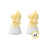 imageMedela PersonalFit Flex Replacement Connectors 2 per Pack Compatible with Freestyle Flex and Pump in Style with MaxFlow Breast Pumps Authentic Spare Parts