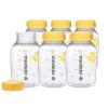 imageBreast Milk Collection and Storage Bottles with Solid Lids  6pk5oz150mL Breastmilk Container Compatible with Medela Breast Pumps and Made Without BPA1 Count Pack of 6