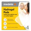 imageMedela Hydrogel Pads Instant Pain Relief for Cracked or Sore Nipples from Breastfeeding and Pumping Cooling Moisture Supports Natural Healing Pack of 4HydroGel Pads