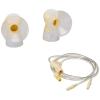 imageMedela Pump Parts Double Pumping Kit Authentic Spare Parts Designed for Sonata Breast Pump Made Without BPA White 15 Piece Set