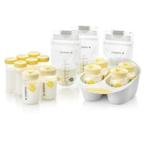 imageMedela Breast Milk Storage Solution Set Breastfeeding Supplies ampamp Containers Breastmilk Organizer Made Without BPA45 Piece Set