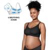 imageMedela Keep Cool Ultra Bra  Seamless Maternity ampamp Nursing Bra with 6 Breathing Zones Soft Touch Fabric and Extra SupportBlack