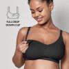 imageMedela Keep Cool Ultra Bra  Seamless Maternity ampamp Nursing Bra with 6 Breathing Zones Soft Touch Fabric and Extra SupportBlack