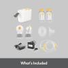 imageMedela Pump in Style Double Electric Breast Pump with Wearable inBra Collection Cups 1st Gen HospitalGrade Performance DishwasherSafe Includes Power Adapter ampamp Battery PackBottle  Shields