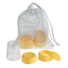 imageMedela Spare Parts for Breast Milk Bottles Extra Caps Lids Collars and Discs Includes Convenient Mesh Bag for Easy Washing Bottle Spare Parts Made Without BPA
