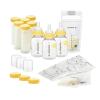 imageMedela Store and Feed Set  Breast Milk Storage Bottles Nipples Breast Milk Storage Bags  BPAFree34 Piece Set