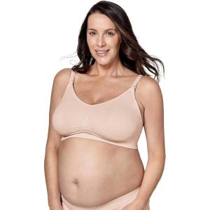 imageMedela Keep Cool Ultra Bra  Seamless Maternity ampamp Nursing Bra with 6 Breathing Zones Soft Touch Fabric and Extra SupportChai