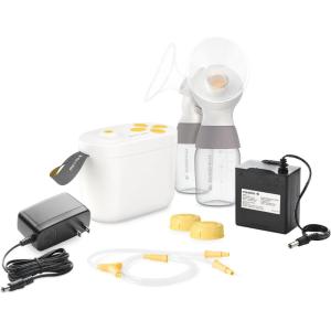 imageMedela Pump in Style Double Electric Breast Pump with Wearable inBra Collection Cups 1st Gen HospitalGrade Performance DishwasherSafe Includes Power Adapter ampamp Battery PackBottle  Shields