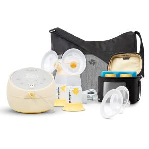 imageMedela Sonata Smart Breast Pump Hospital Performance Double Electric Breastpump Rechargeable Flex Breast Shields Touch Screen Display Connects to Medela Family App